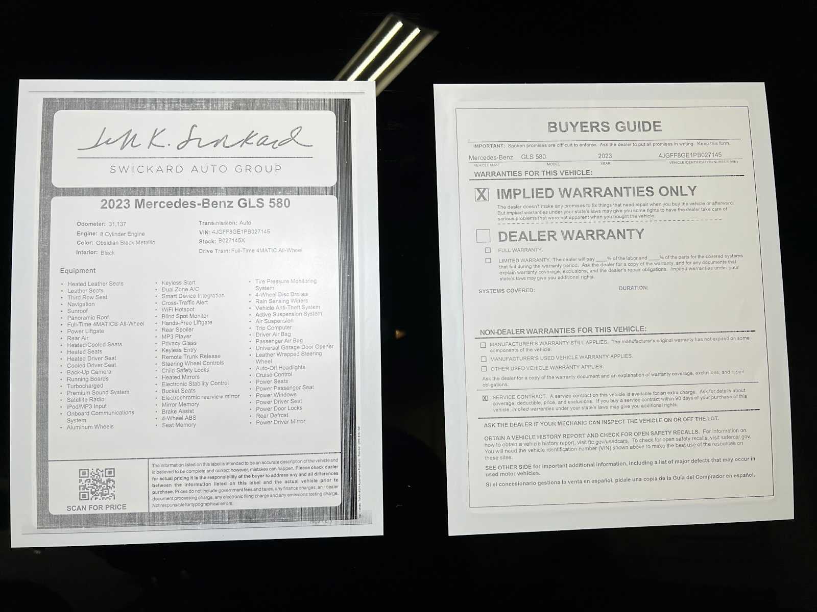 2023 Mercedes-Benz GLS GLS 580