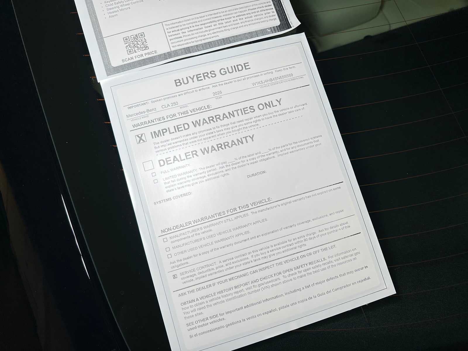 2025 Mercedes-Benz CLA CLA 250