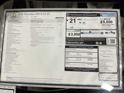 2024 Mercedes-Benz AMG® GT AMG® GT 43