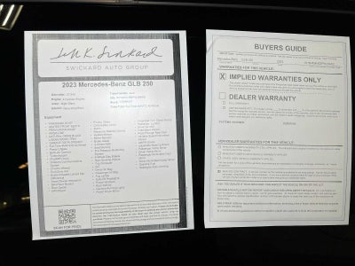 2023 Mercedes-Benz GLB GLB 250