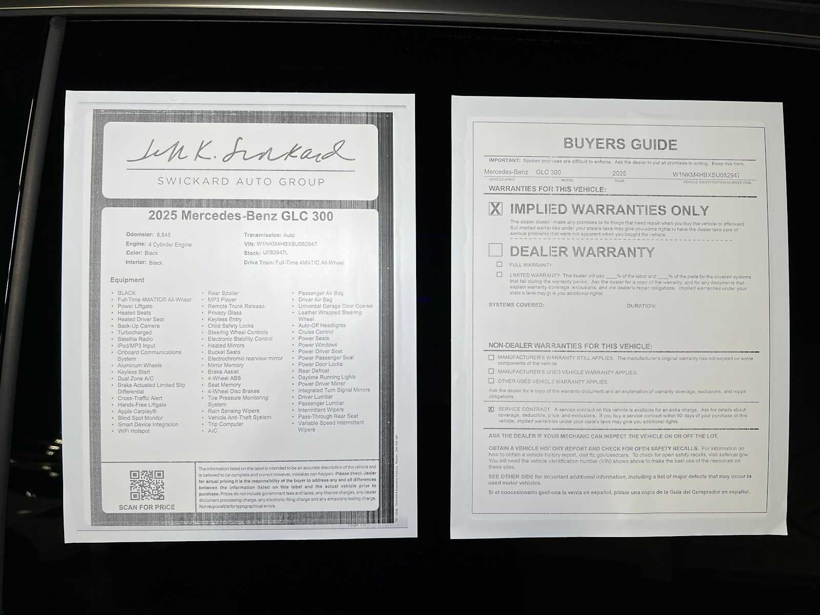 2025 Mercedes-Benz GLC GLC 300