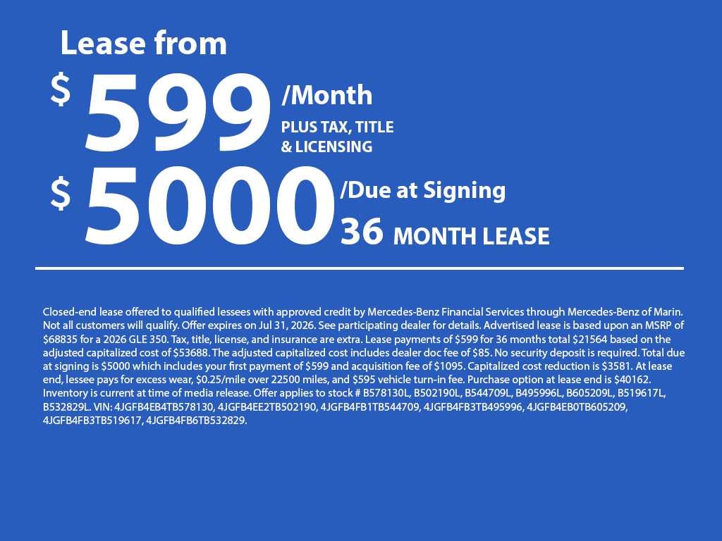 2026 Mercedes-Benz GLE 350 4MATIC® SUV