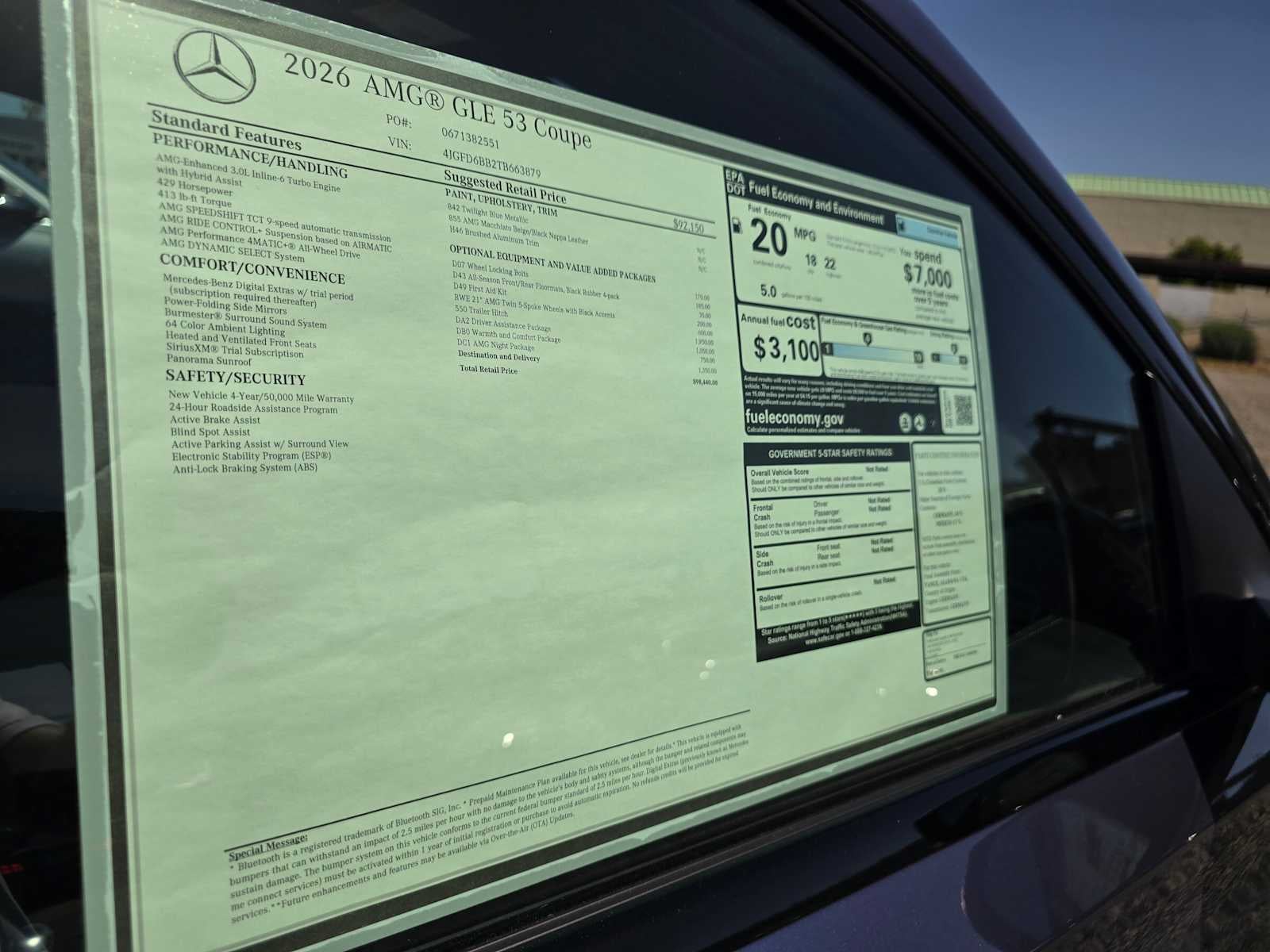 2026 Mercedes-Benz AMG® GLE 53 4MATIC®+ Coupe