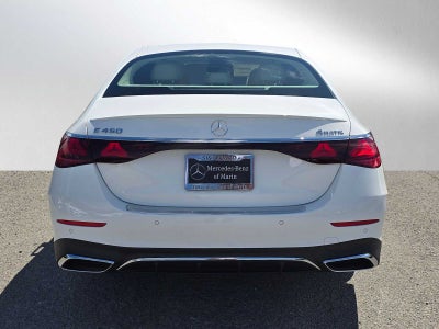 2026 Mercedes-Benz E 450 4MATIC® Sedan