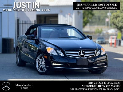 2013 Mercedes-Benz E 350 2dr Cabriolet RWD