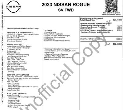 2023 Nissan Rogue SV