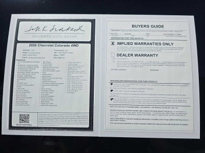 2026 Chevrolet Colorado 4WD Z71