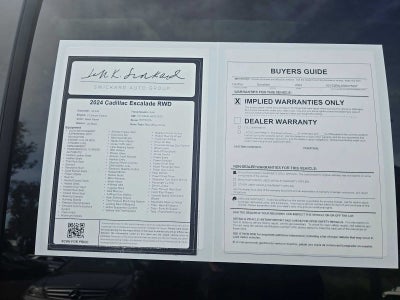 2024 Cadillac Escalade RWD Sport