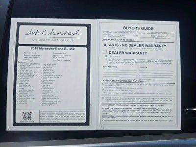 2013 Mercedes-Benz GL 450 4MATIC® 4dr