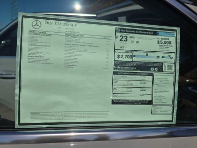 2026 Mercedes-Benz GLE 350 SUV