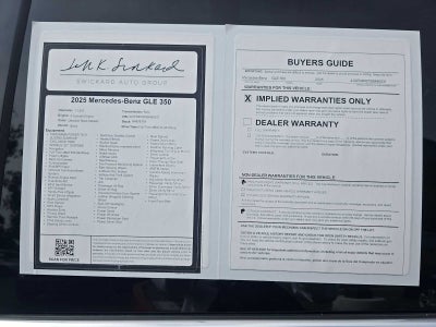 2025 Mercedes-Benz GLE 350 4MATIC® SUV