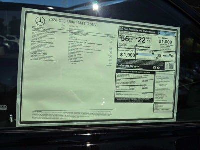 2026 Mercedes-Benz GLE 450e 4MATIC® SUV