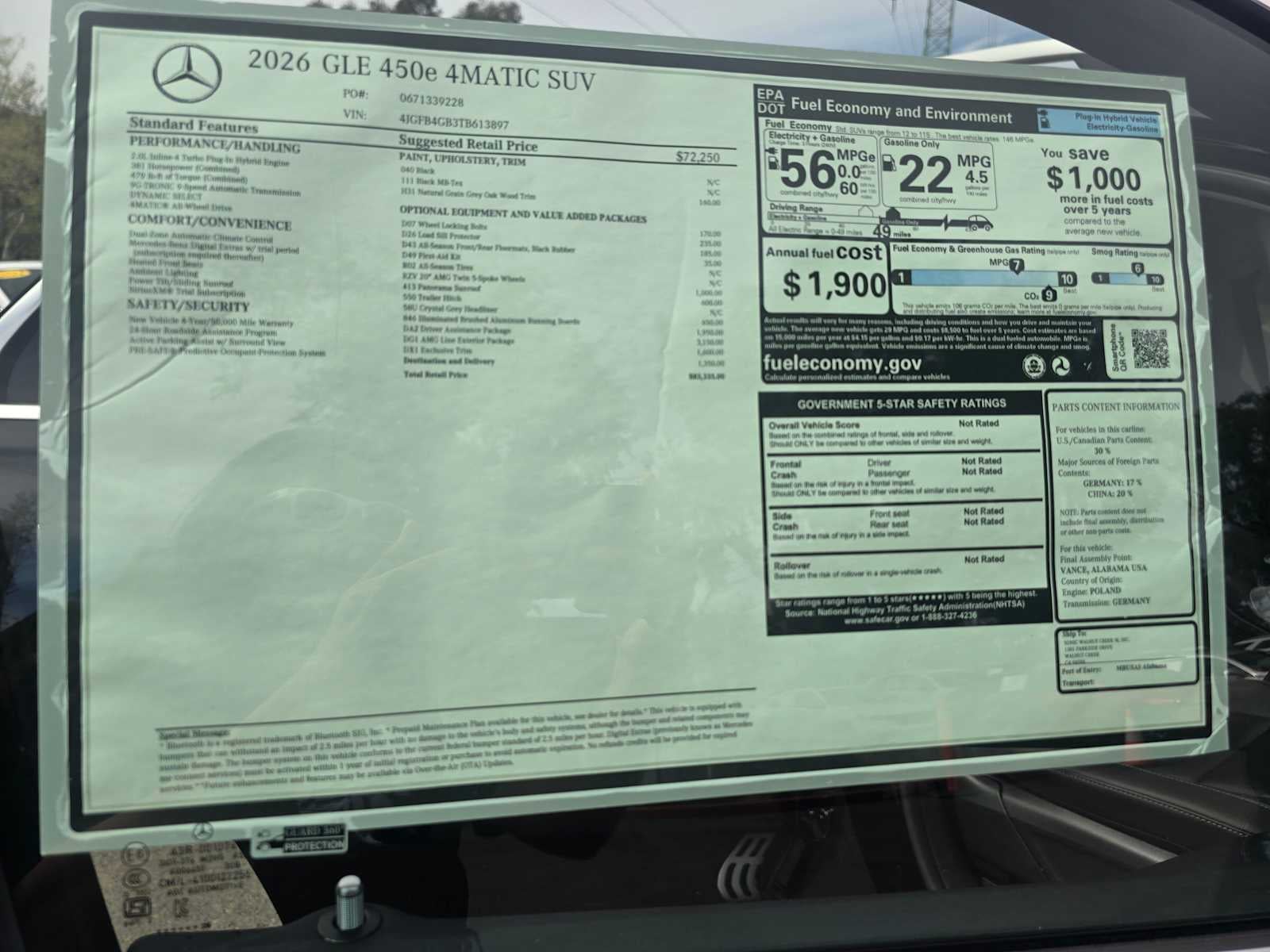 2026 Mercedes-Benz GLE 450e 4MATIC® SUV
