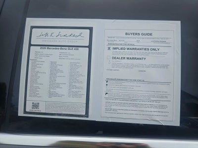 2026 Mercedes-Benz GLE 450 GLE 450