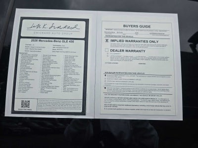 2026 Mercedes-Benz GLE 450 4MATIC® SUV