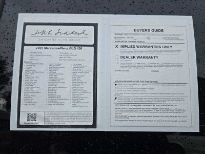2025 Mercedes-Benz GLS GLS 450
