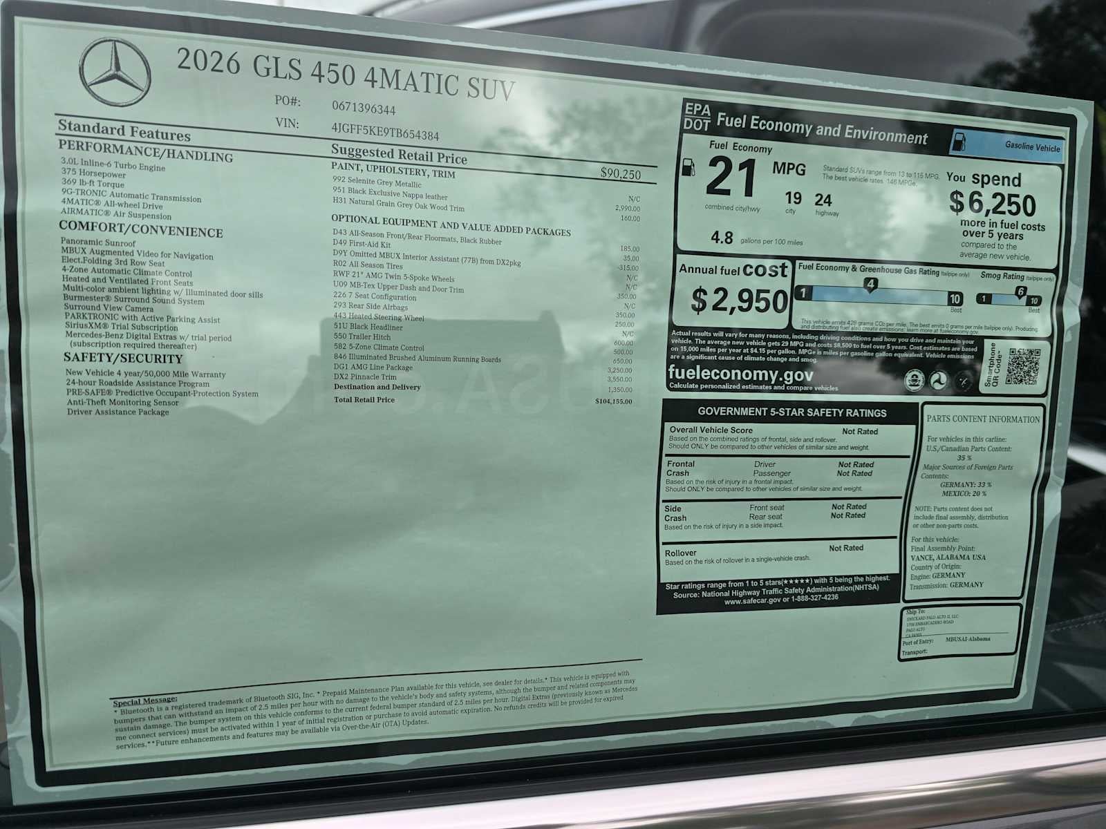 2026 Mercedes-Benz GLS 450 4MATIC® SUV