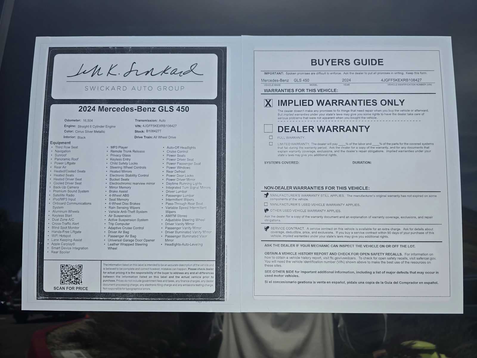 2024 Mercedes-Benz GLS 450 4MATIC® SUV