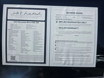 2023 Mercedes-Benz EQE 350 4MATIC® SUV