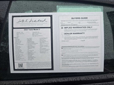 2023 Tesla Model 3 RWD