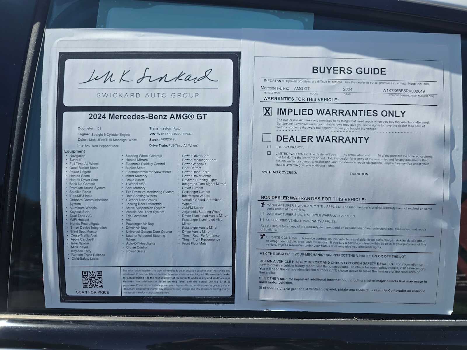 2024 Mercedes-Benz AMG® GT AMG® GT 53