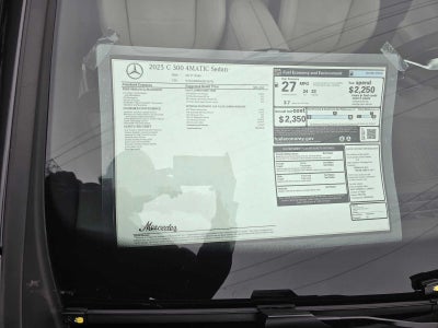 2025 Mercedes-Benz C-Class C 300