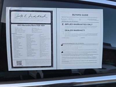 2023 Mercedes-Benz EQS 450+ Sedan