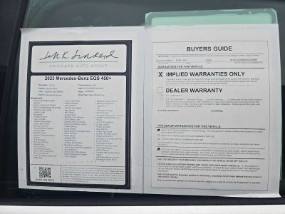 2023 Mercedes-Benz EQS EQS 450+
