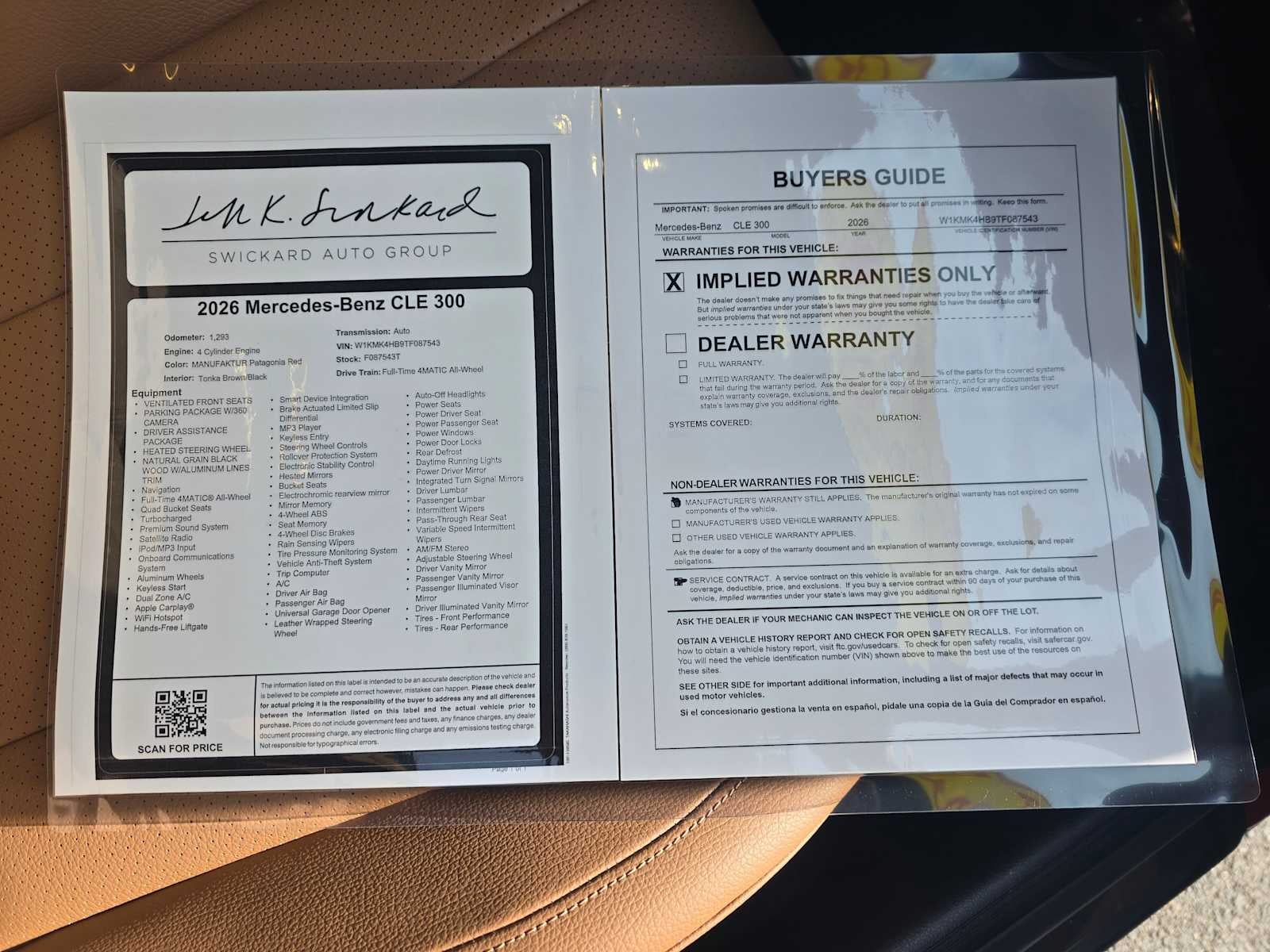 2026 Mercedes-Benz CLE CLE 300