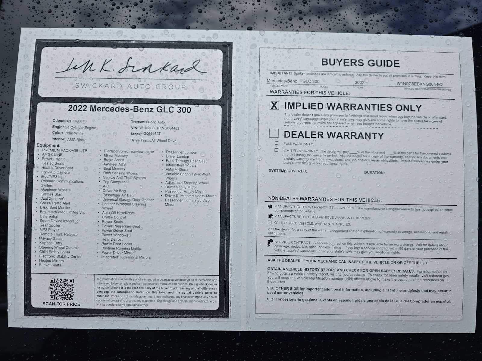 2022 Mercedes-Benz GLC 300 4MATIC® SUV