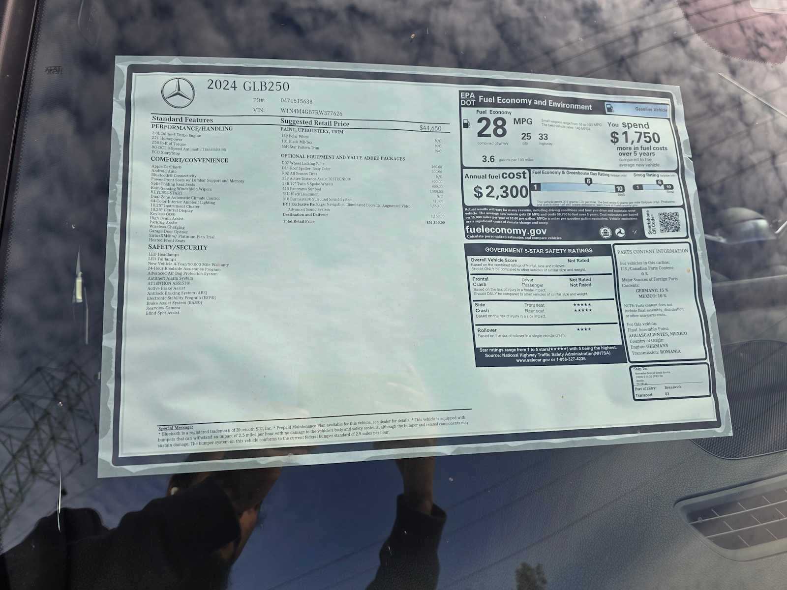 2024 Mercedes-Benz GLB GLB 250