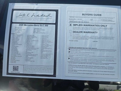 2026 Mercedes-Benz GLC 300 SUV