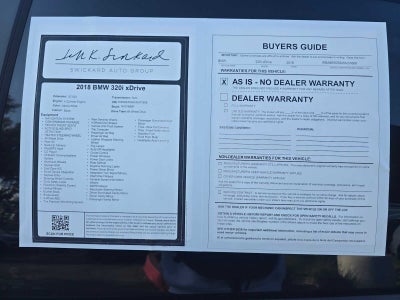 2018 BMW 3 Series 320i xDrive