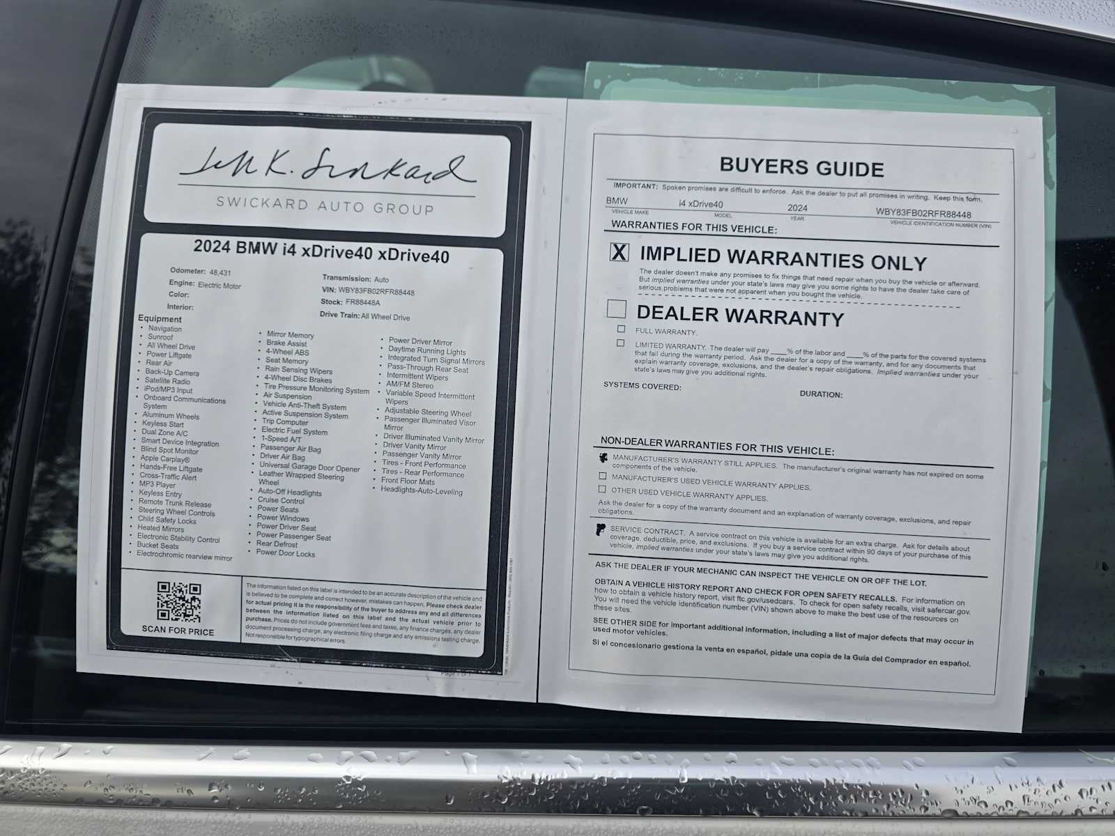 2024 BMW i4 xDrive40