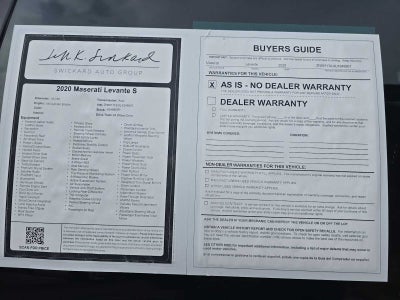 2020 Maserati Levante S GranLusso